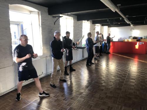 Knives form at Bradford wing chun